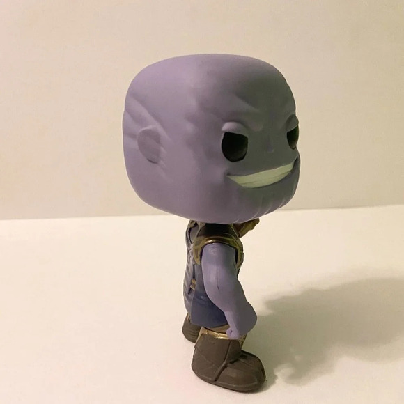 2017 Funko Marvel Avengers Infinity  War Thanos Bobble Figure 5 Inch Tall Loose - Picture 5 of 9